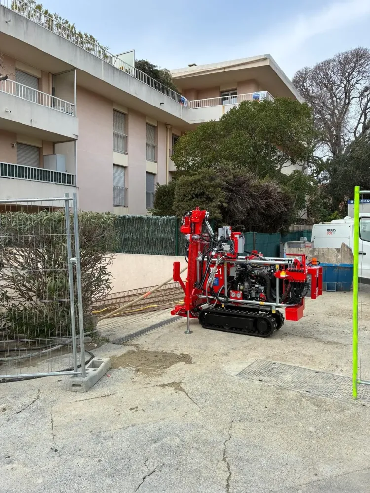 Travaux géotechniques à Marseille