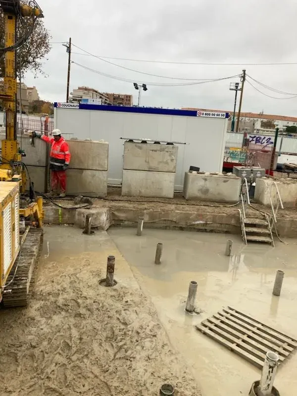 Renforcement de fondations à Marseille